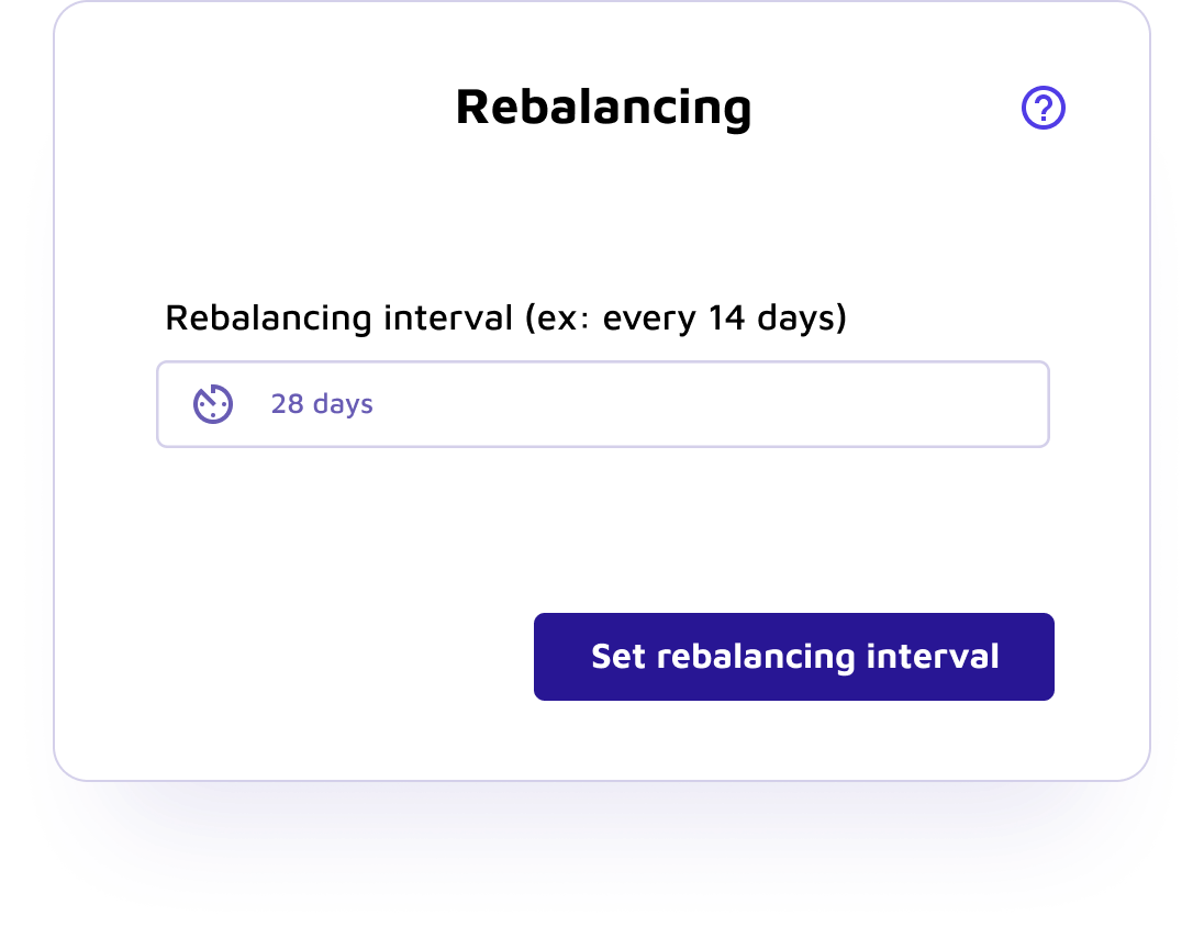 cryptocurrency rebalancing tool